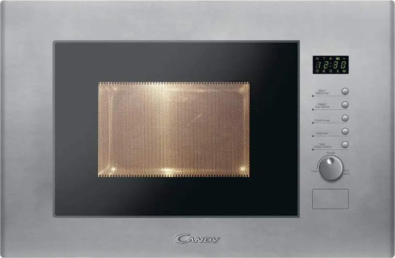 Forno a Microonde da incasso Combinato con Grill Capacità 20 litri Potenza 800 Watt Larghezza 60 cm colore Acciaio - MIC 20 GDFX