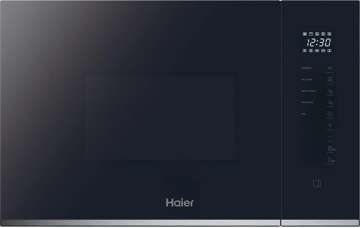 Forno a Microonde da Incasso Combinato con Grill Capacità 20 Litri Potenza 800 Watt Larghezza 60 cm colore Nero - H38FMWID2S7 Serie 2